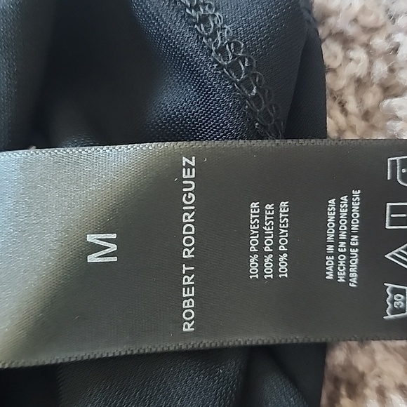 Robert Rodriguez black long sleeve ruched top-M - Picture 6 of 8